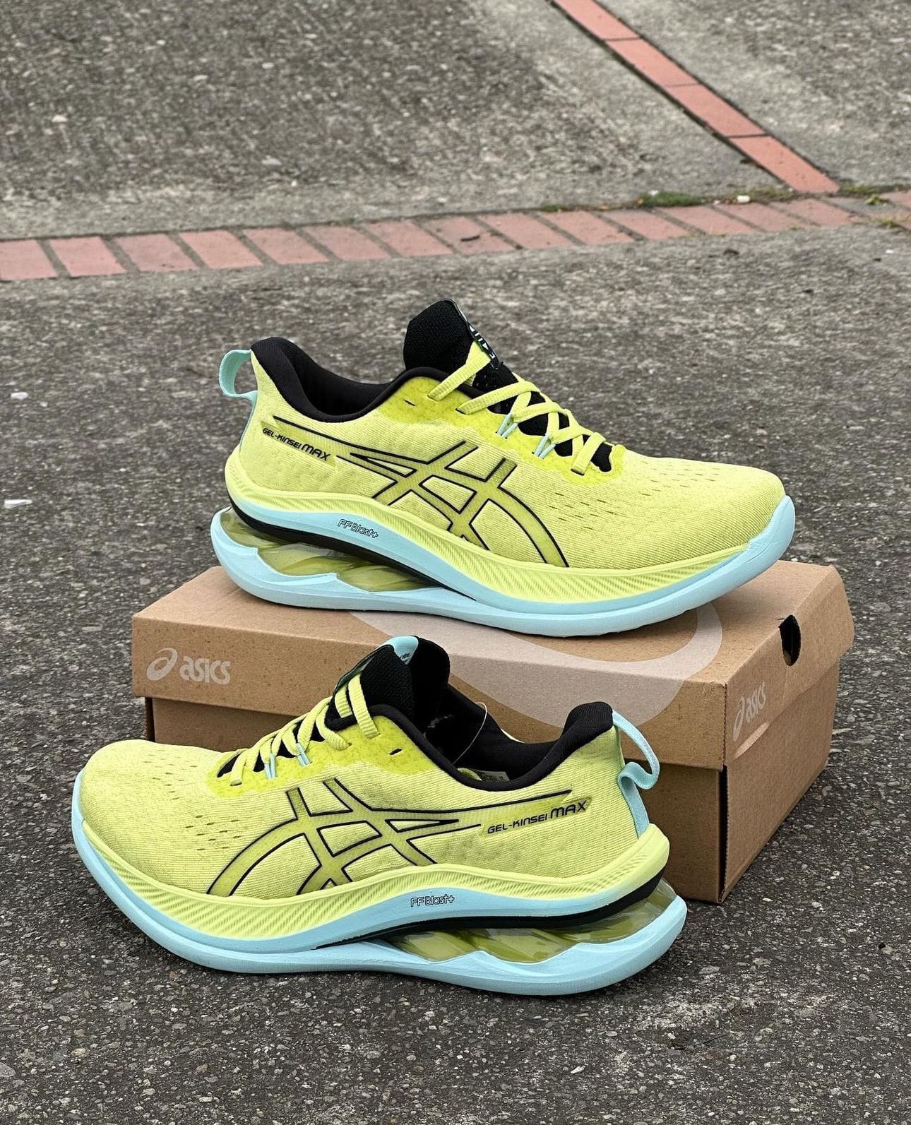 Asics Gel Kinsei Max Yellow Running Shoes Luxzon